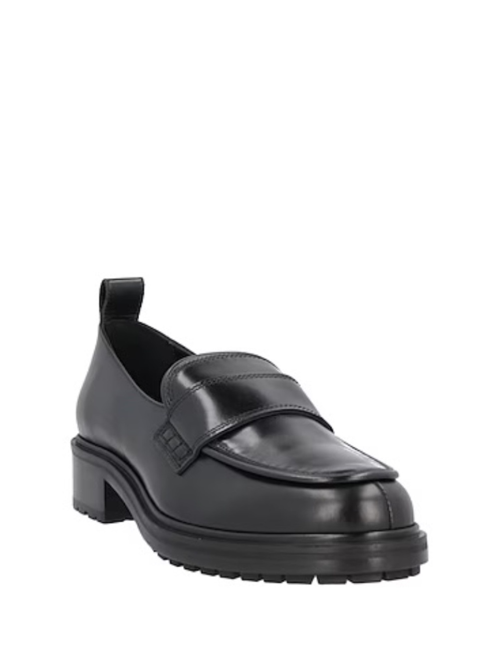 Aeyde Black Leather Loafers